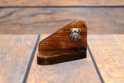 Brussels Griffon - Wooden Candlestick With Dog, Souvenir, Decoration, Limited Edition, Collection - thumbnail 1