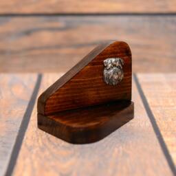 Brussels Griffon - Wooden Candlestick With Dog, Souvenir, Decoration, Limited Edition, Collection - thumbnail 3