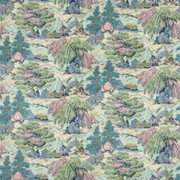 Dressing Table Pouffe in Yanagi Bright Pastel Velvet - thumbnail 4