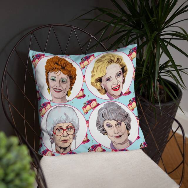 Golden Girls Double-Sided Pillow Case - image 1