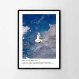 Space Poster Print Art Home Wall Decor Contemporary Modern Apollo Moonwalk Earthrise Rockets Blast Off Black & White 12 Options - thumbnail 3