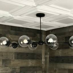 Rollo Modern 8 Light 6In Globe Sputnik Mid Century Industrial Chandelier - thumbnail 2