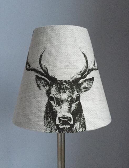 Country Stag Candle Clip Lampshades - image 1