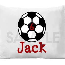 Baseball Pillow Case , Bedding, Kids Personalized Pillowcase - thumbnail 2