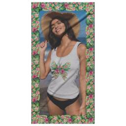 Personalized Beach Towel, Your Photo Custom Bath Towel