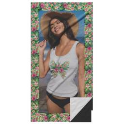 Personalized Beach Towel, Your Photo Custom Bath Towel - thumbnail 2