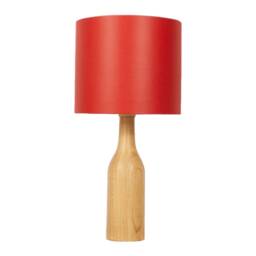 Hand Turned Oak Table Lamp/Wooden Lamp - thumbnail 2