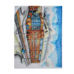 Rangers Fc Gift, Ibrox Stadium Fleece Blanket, Football Art, Scottish Sports, Bedding, Home D??cor - thumbnail 3