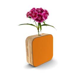 Bud Vase - Thick Laminated Plywood Small Streamline Original - thumbnail 2