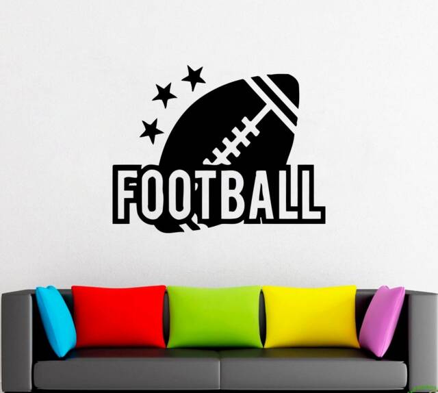Football Wall Decal Sports Decor 2346 - image 1