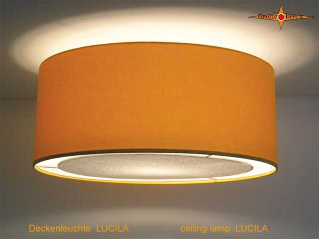 Yellow Ceiling Lamp Lucila With Diffuser - image 1