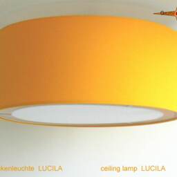Yellow Ceiling Lamp Lucila With Diffuser - thumbnail 2