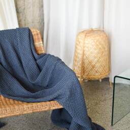 Large Linen & Cotton Beach Towel/Waffle Spa Bath Natural Soft Picnic Blanket Travel Seasonal Sale - thumbnail 2