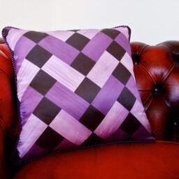 Palazzo Pillow - Purple/Black - thumbnail 2