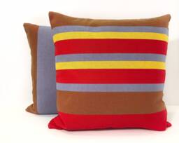 Southwestern Pillow, Color Block Pillow Cover 20x20, Outdoor Lumbar Santa Fe, Decorative Throw Pillows, Cushion Covers - thumbnail 1