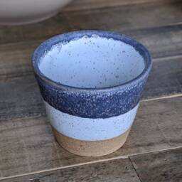 Two Toned Speckled Flower Pot - thumbnail 4
