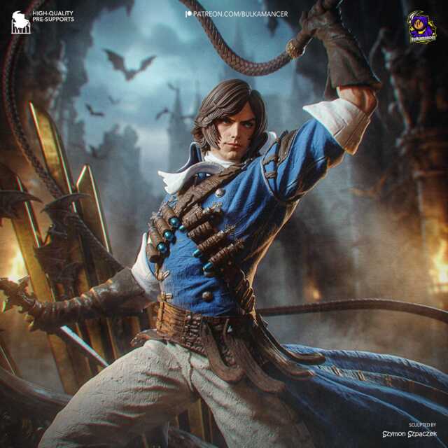 Richter Belmont - Castlevania 3D Printed Figure 18 Scale - image 1