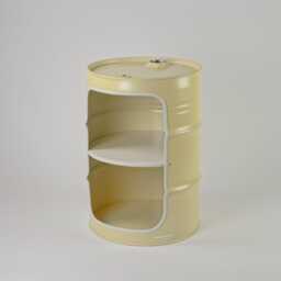 Bedside Table From Oil Barrel - Handmade Hamburg Industrial Furniture Side New Colors - thumbnail 3
