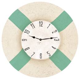 Beach Clock - Nautical Themed Life Preserver Clock