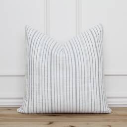 Black & White Stripe Outdoor Pillow Cover Covers Decorative Throw Cushion - Cole - thumbnail 1