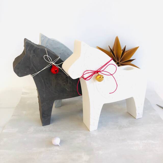 Candle Holder Stick Candle, Candle Dala Horse, Dala, Skandi, Decoration Skandi Style - image 1