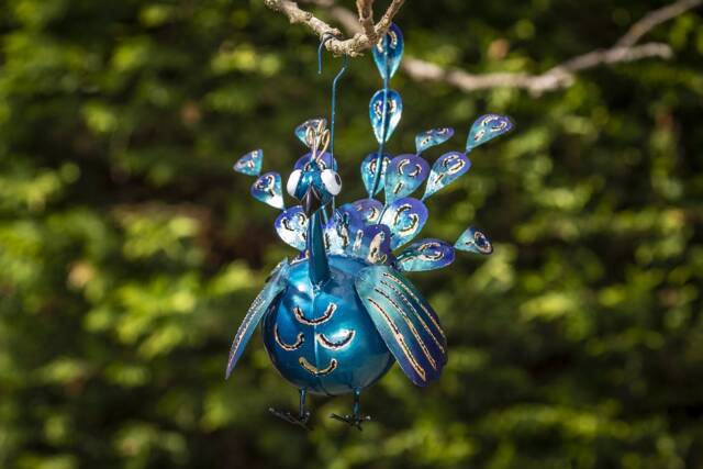 T-Lights With Wings, Hanging Candle Holder. Decorative Metal T-Light Outdoor - 2-1 - image 1