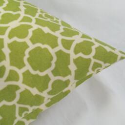 Lovely Lattice Green - Decorative Pillow Cushion Covers Accent Throw Indoor Outdoor - thumbnail 2