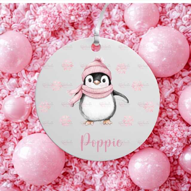 Personalised Kids Christmas Decoration - Granddaughter Gift Custom Bauble For Girls Stocking Filler Eve Box