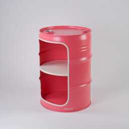 Bedside Table From Oil Barrel - Handmade Hamburg Industrial Furniture Side New Colors - thumbnail 2