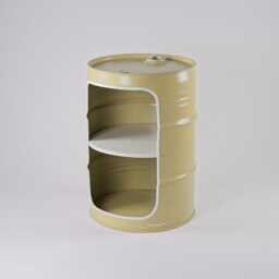 Bedside Table From Oil Barrel - Handmade Hamburg Industrial Furniture Side New Colors - thumbnail 3