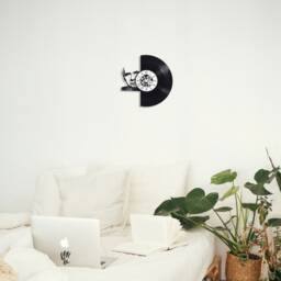 Michel Sardou Theme 33 Rpm Vinyl Record Clock - thumbnail 3
