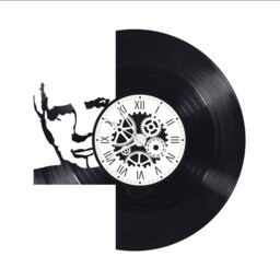 Michel Sardou Theme 33 Rpm Vinyl Record Clock - thumbnail 4