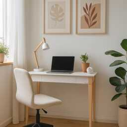 Narrow Writing Desk, Minimalist Desk Mimo - thumbnail 2