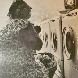 Laundromat - Wash & Watch 1960S Mad Man Era 4 By 6 Inch Print - thumbnail 2