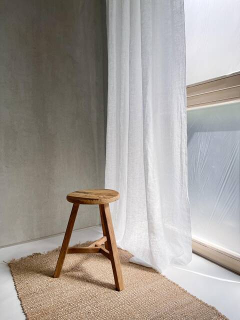 Super Soft Linen Curtain, Lightweight Panel, European Flax Window Drapes - 1 Pcs - image 1