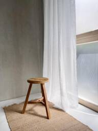Super Soft Linen Curtain, Lightweight Panel, European Flax Window Drapes - 1 Pcs