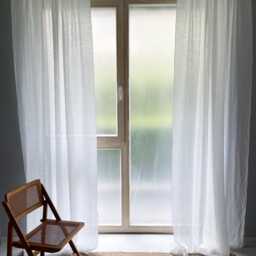 Super Soft Linen Curtain, Lightweight Panel, European Flax Window Drapes - 1 Pcs - thumbnail 2