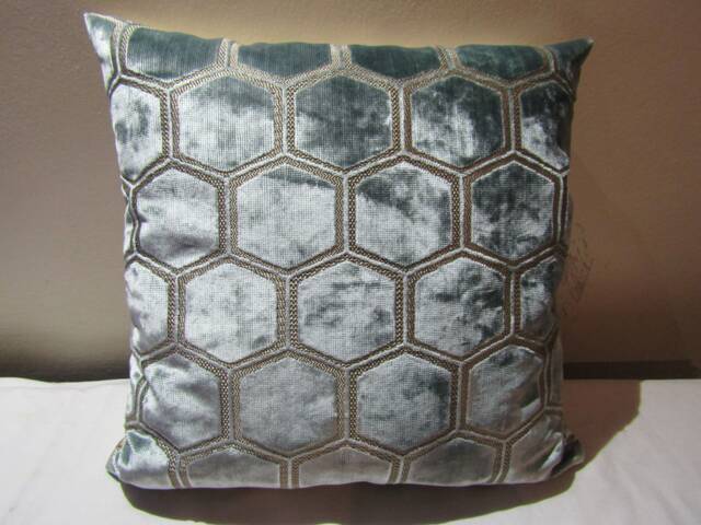 Designers Guild Fabric Manipur Celadon Cushion Cover/Pillow Cover - image 1