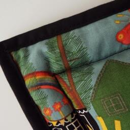 "Pillow Retro Caravan Camping Cotton Fleece Back 17"" X 23" - thumbnail 3