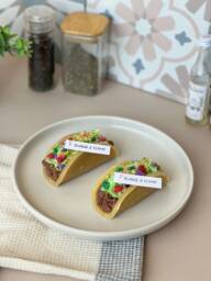 Taco Candle - Soy Wax Handmade Novelty Gift Fake Food Lovers Unique Realistic Funny - thumbnail 1