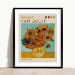 Van Gogh Sunflowers Print Fine Art Paper, A4/A3/A2/A1 - thumbnail 2
