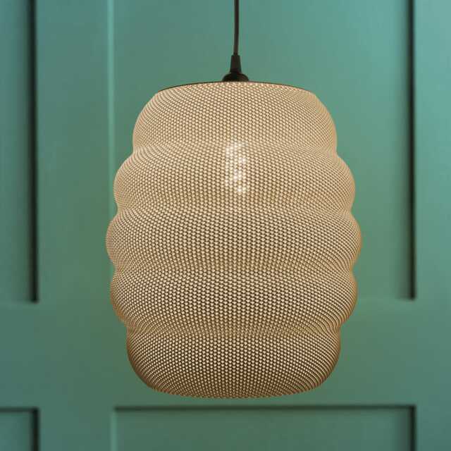 Beehive-Inspired Lampshade - Over 18 Colour Options 3D Printed Eco-Friendly Design Modern Home Decor - image 1