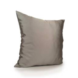 Solid Silver Pillow, Throw Pillow Cover, Decorative Cushion Satin Blend Pillow. Toss Accent Pillowcase - thumbnail 2