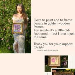 8x8 Inch Handcrafted Wood Gold Ornate Frame Vintage Baroque Style Wood Picture Frame - thumbnail 4