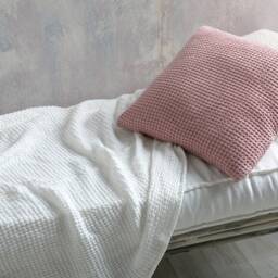 Linen Pillowcase-Linen Pilow Cover -Decorative Pillow-Waffle Linen Stonewashed Pillowcase-Lumbar Pillow Covers - thumbnail 4