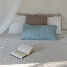 Linen Pillowcase-Linen Pilow Cover -Decorative Pillow-Waffle Linen Stonewashed Pillowcase-Lumbar Pillow Covers - thumbnail 2