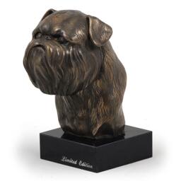 Griffon Bruxellois, Dog Marble Statue, Limited Edition, Artdog. Made Of Cold Cast Bronze. Perfect Gift. Limited Edition - thumbnail 2