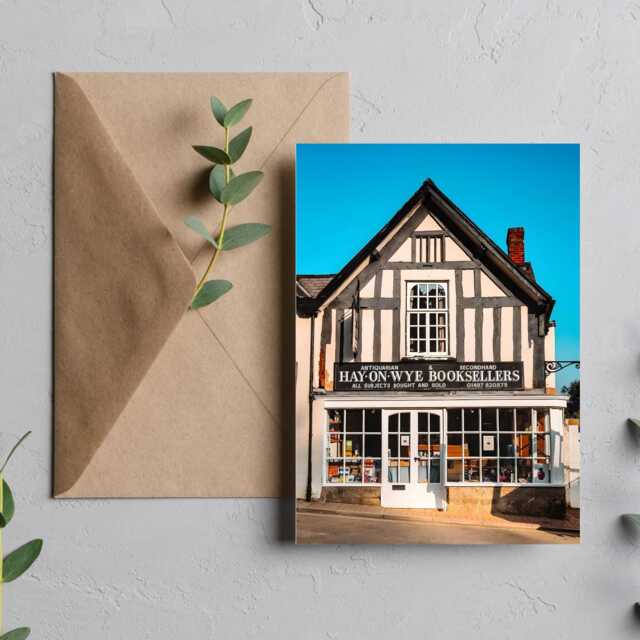 Hay-On-Wye Booksellers Poster - Iconic Bookshop Illustration Print - image 1