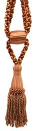"D??copro Curtain & Drapery Tassel Tieback, Adjustable Cord Length, Length 5 1/2"", Spread 24" - thumbnail 2