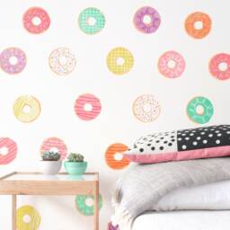 Donuts - Fabric Wall Decal Yum Mej - thumbnail 3